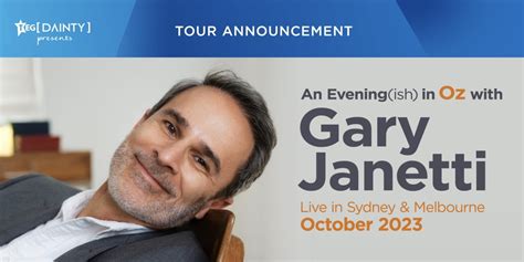 Gary Janetti Will Perform Live In Australia For The。